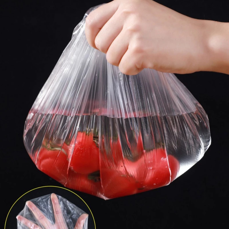 Set 100 Tấm Nhựa Co Giãn Bọc Bảo Quản Thực Phẩm Trong Tủ Lạnh Chống Ăn Mòn