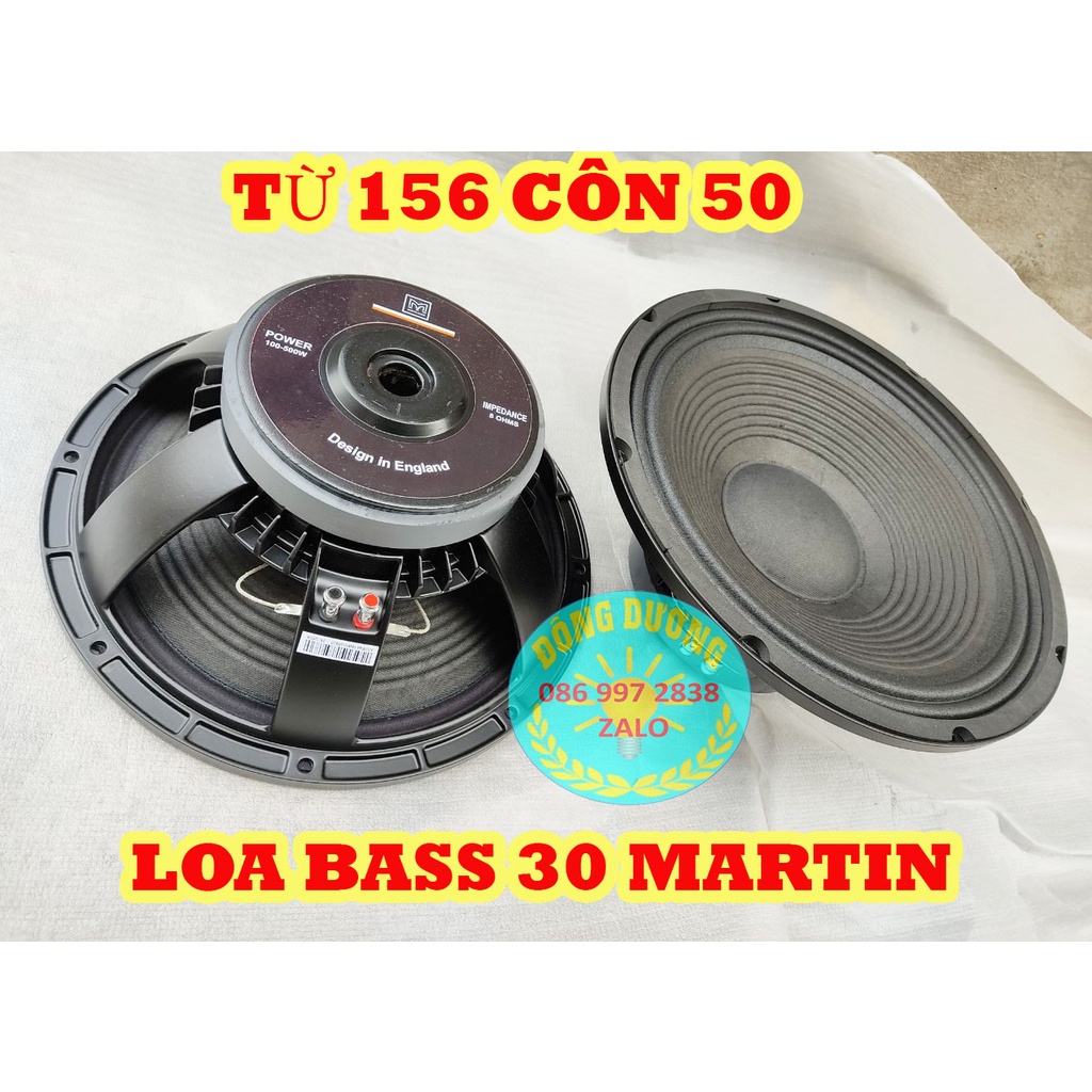 [Mã ELHACE giảm 4% đơn 300K] LOA BASS 30 MARTIN XƯƠNG NHÔM TỪ 156 COIL 51 - GIÁ 2 CHIẾC - CỦ LOA RỜI