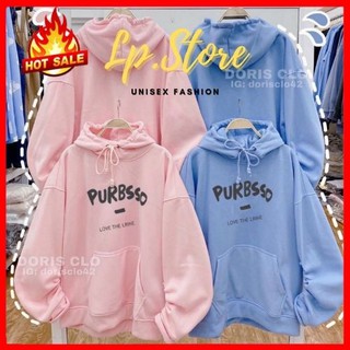 [Tặng Quà] Áo Hoodie Nỉ - Áo Khoác Nỉ Nam Nữ Unisex Tay Phồng PURSSO 2 Màu Cực Hot - LP.STORE