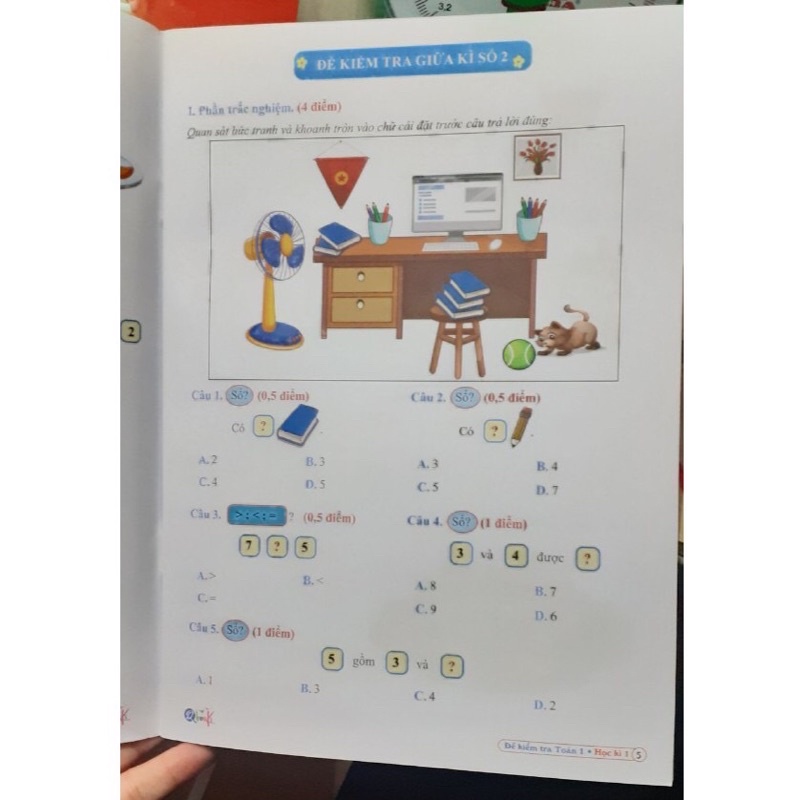 Sách Đề Kiểm Tra Toán 1 Kết Nối Tri Thức Với Cuộc Sống Tập 1