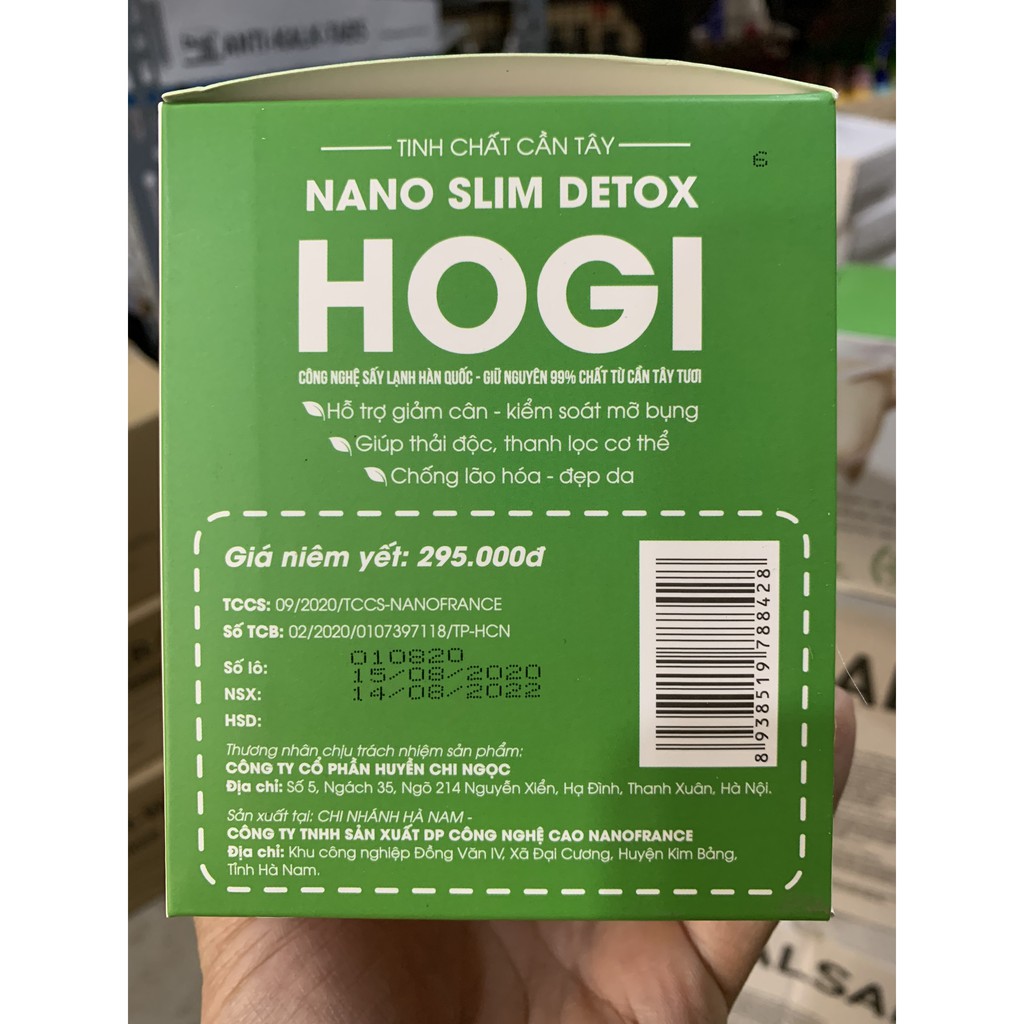 BỘT CẦN TÂY HOGI DETOX