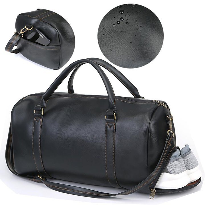 💎HÀNG MỚI 💎TÚI XÁCH DU LỊCH DA - TÚI TRỐNG THỂ THAO CÓ NGĂN ĐỂ GIÀY | BigBuy360 - bigbuy360.vn