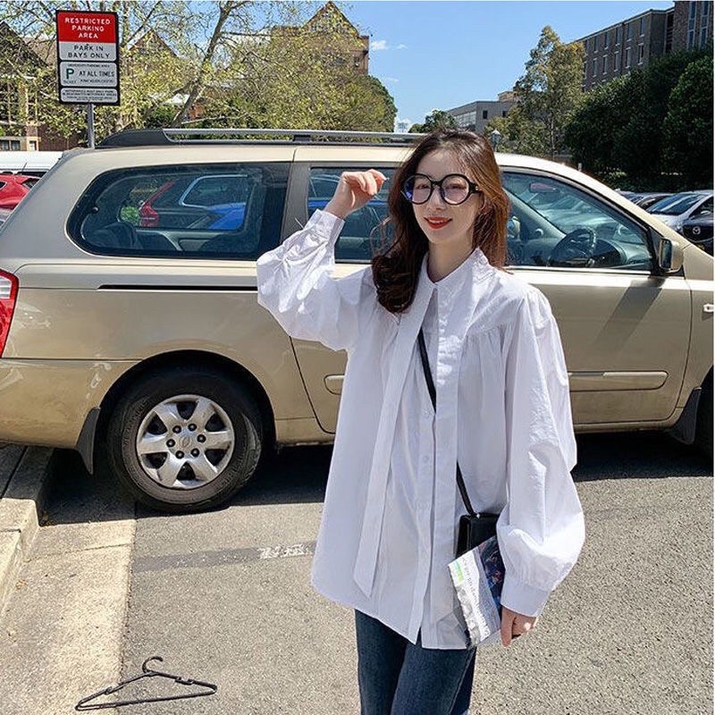 Set sơ mi+gile phong cách Pháp