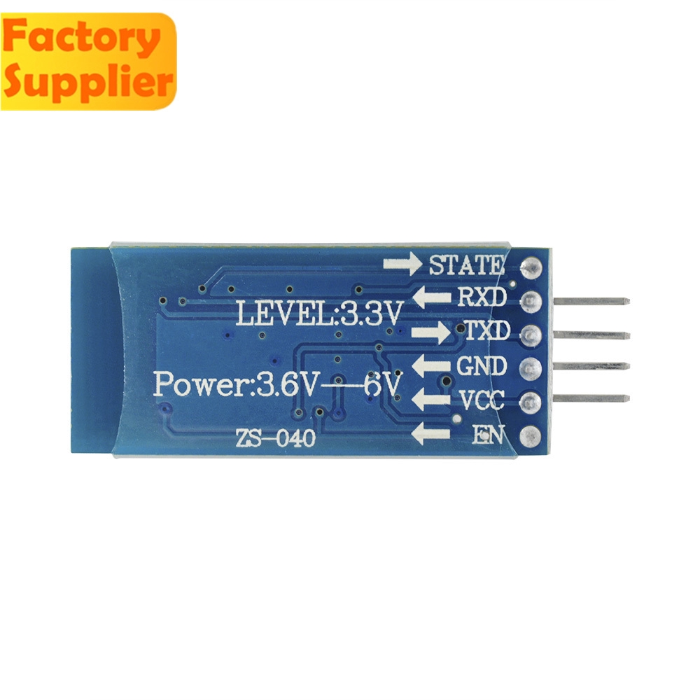 Mô Đun Thu Phát Tín Hiệu Bluetooth Hc-05 Hc05 Cho Arduino Serial 6 Pin Rs232 Master Can 3.3v 150ma