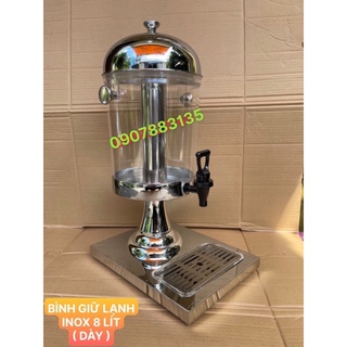 BÌNH ĐỰNG NƯỚC ÉPTRÁI CÂY INOX 8L ( LOẠI TỐT )