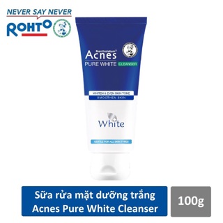 Sữa Rửa Mặt Dưỡng Trắng Acnes Pure White 50g
