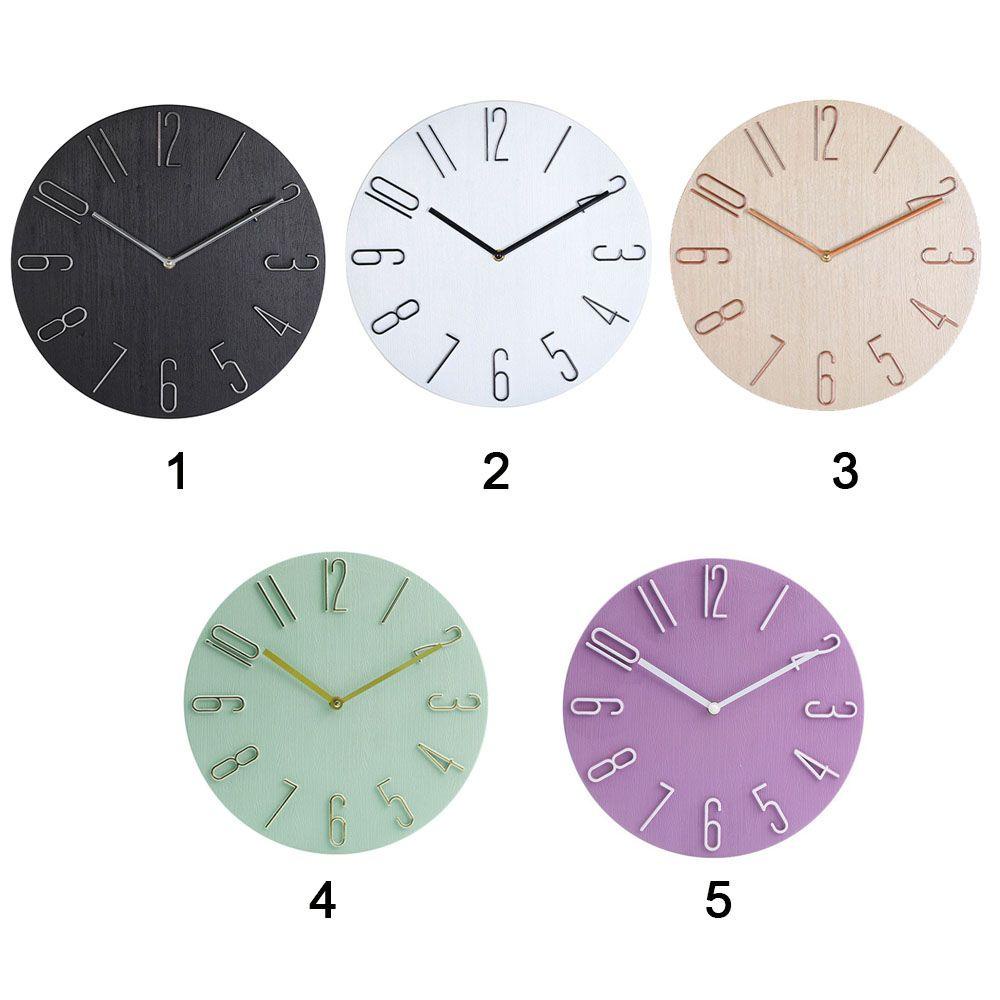CONOPERY Đồng Hồ Treo Tường Phong Cách Bắc Âu Tối Giản Dùng Để Trang Trí Nhà