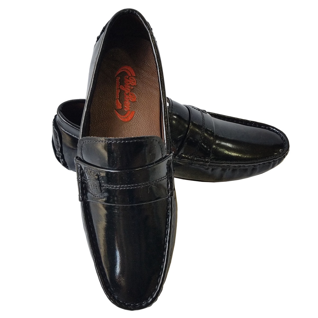 Giày Mọi Nam Da Bò Bóng Thật BIGBEN Cao Cấp GM247