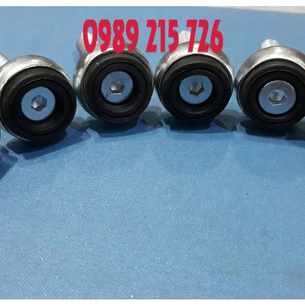 Chân tăng chỉnh đế cao su phi 50M12 cao 60 mm