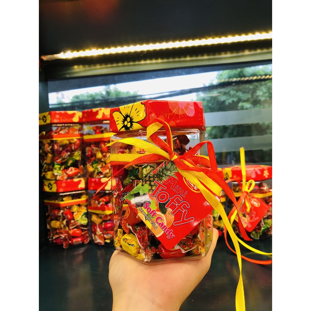 Kẹo mềm hương trái cây nhập khẩu Mini toffy 230g