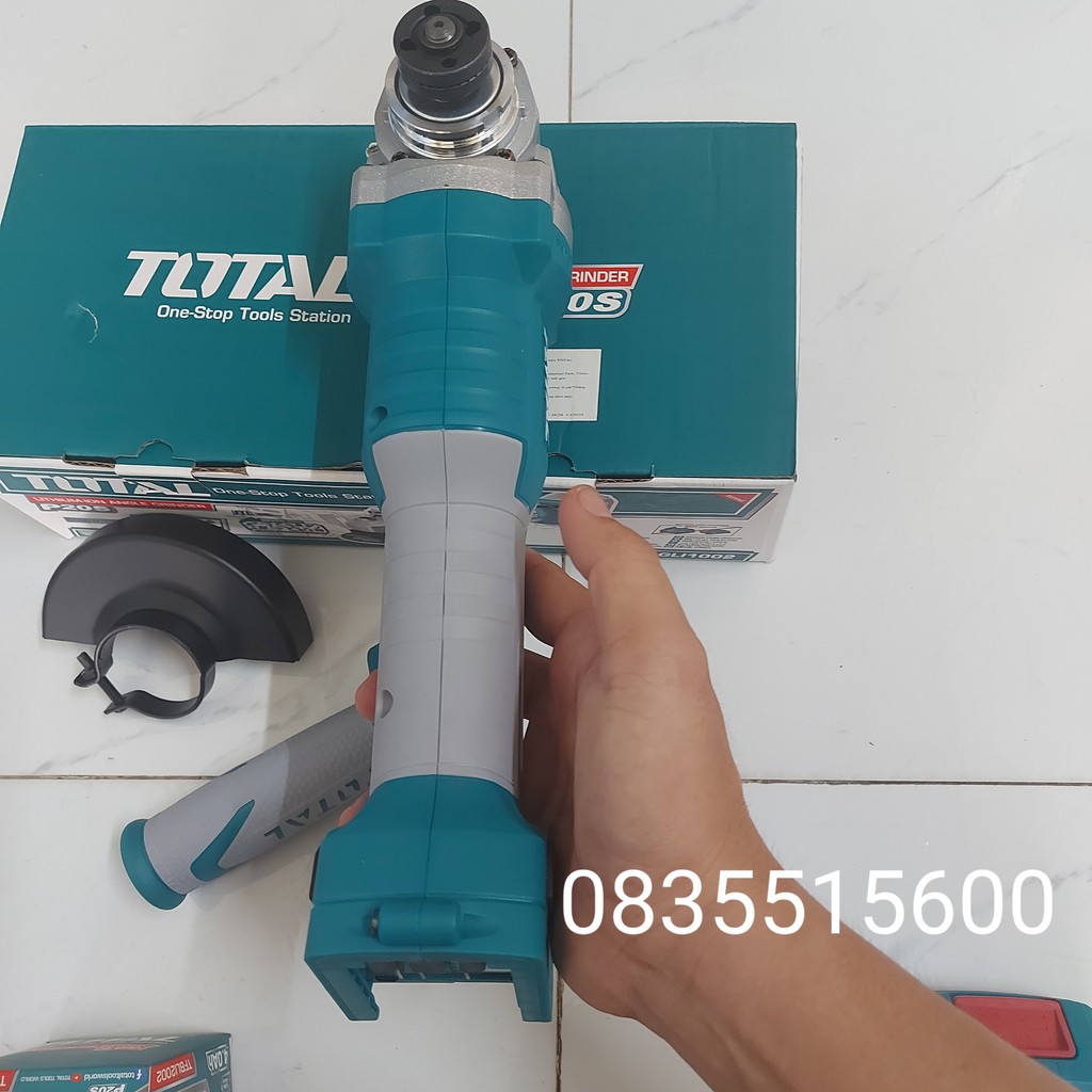 MÁY MÀI GÓC KHÔNG CHỔI THAN DÙNG PIN 20V TOTAL [CHÍNH HÃNG] MÁY MÀI GÓC CẦM TAY MINI [RẺ] MÀI GÓC INGCO