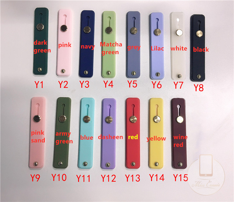 Dây Đỡ Silicon Màu Kẹo Gắn Điện Thoại Thông Dụng Cho Iphone Android