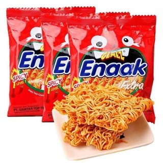 Hộp 24 gói mì enaak màu đỏ.