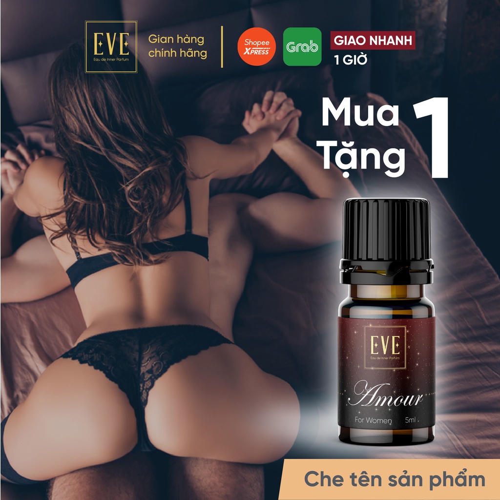 Nước Hoa Vùng Kín Nữ AMOUR 5ml Lưu Hương Thơm Lâu Mùi Thơm Quyến Rũ Cao Cấp - Hàng Chính Hãng