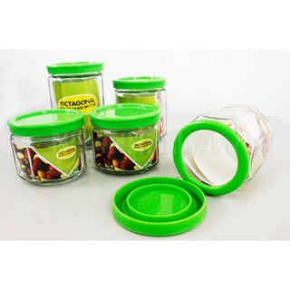Lọ Đựng Gia Vị 5 Cốc Thủy Tinh