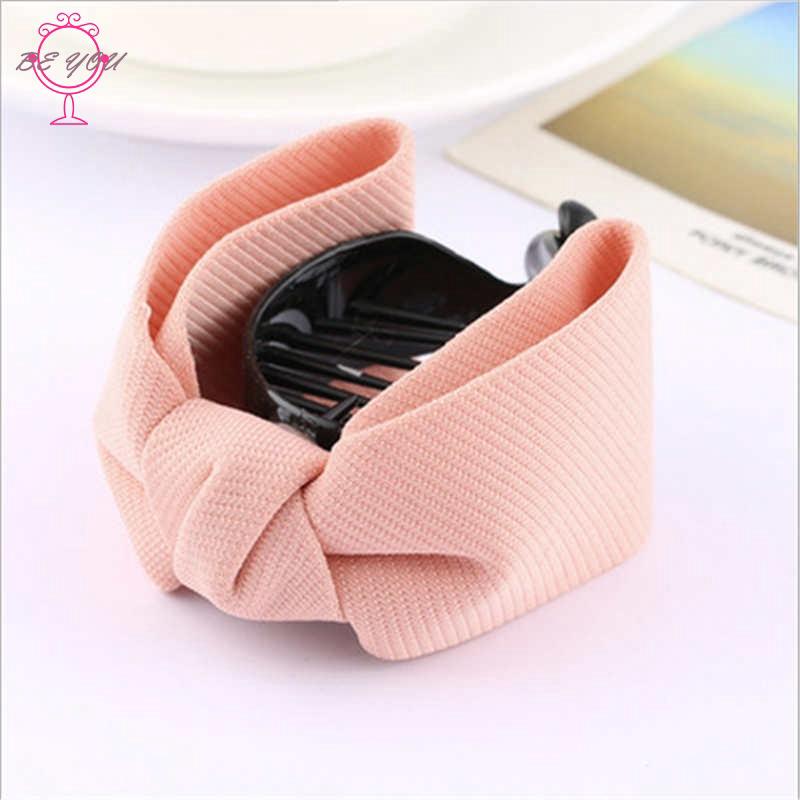Kẹp tóc nữ đính nơ thời trang