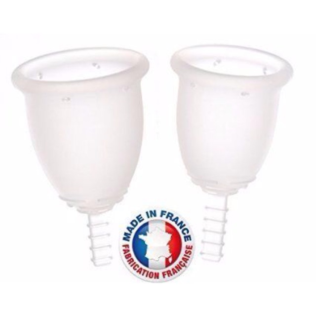 Cốc nguyệt san Fleur cup của Pháp ( Tặng cốc tiệt trùng và gel rửa cốc)