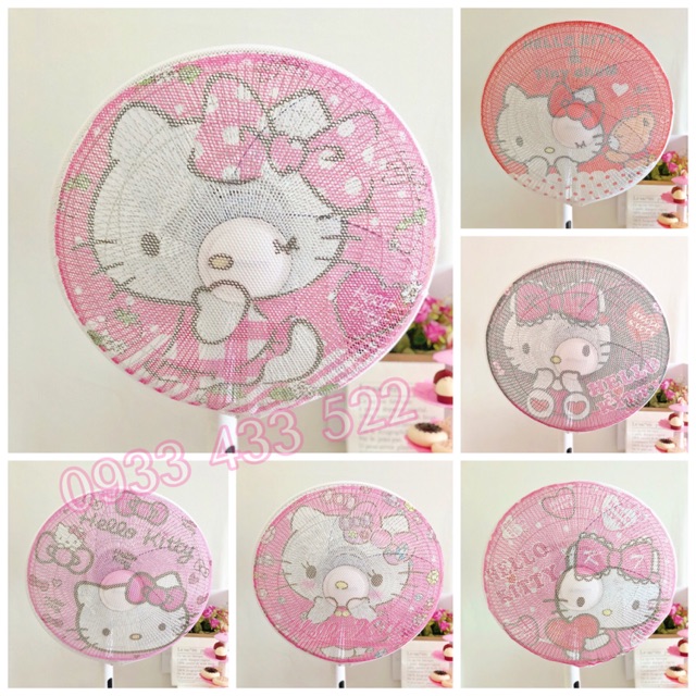 Bọc quạt Hello Kitty