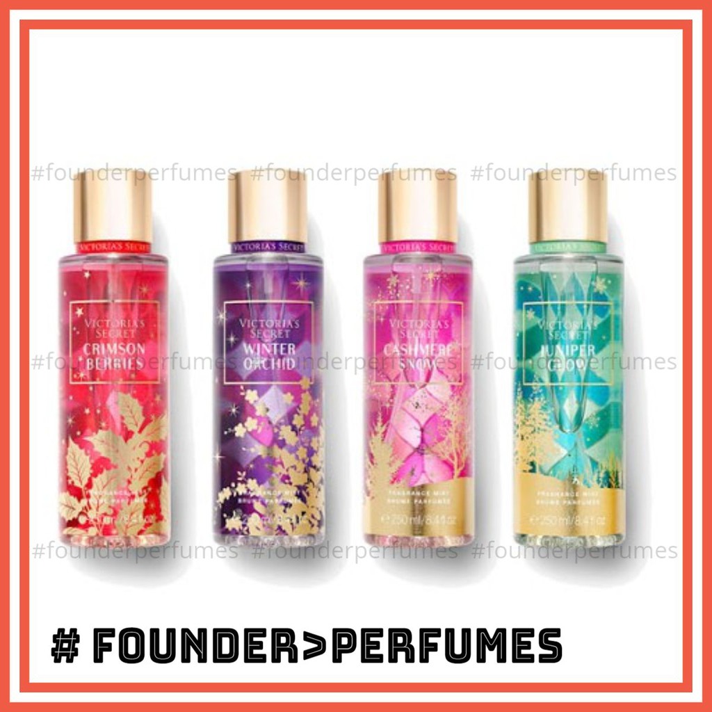 [Auth] Xịt Thơm Cơ Thể Body Mist Victoria’s Secret SCENT OF HOLIDAY New 2019 #founder