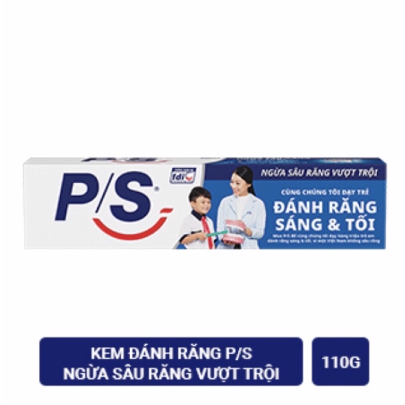 Kem đánh răng P/S ngừa sâu răng vượt trội 110g, 180g