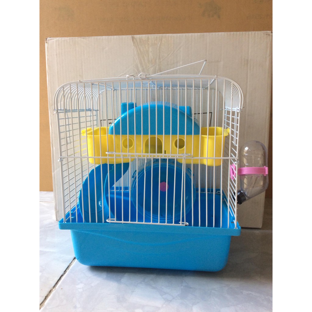 (HOẢ TỐC HCM) Lồng mặt hề full phụ kiện cho hamster