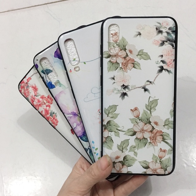 Ốp lưng sam sung A70 Bóng xà cừ