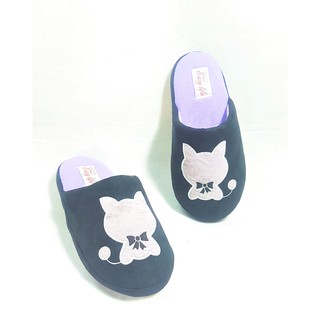 Dép Hài Nữ Hình Chú Mèo đeo nơ cute ( Easy Life Slippers )