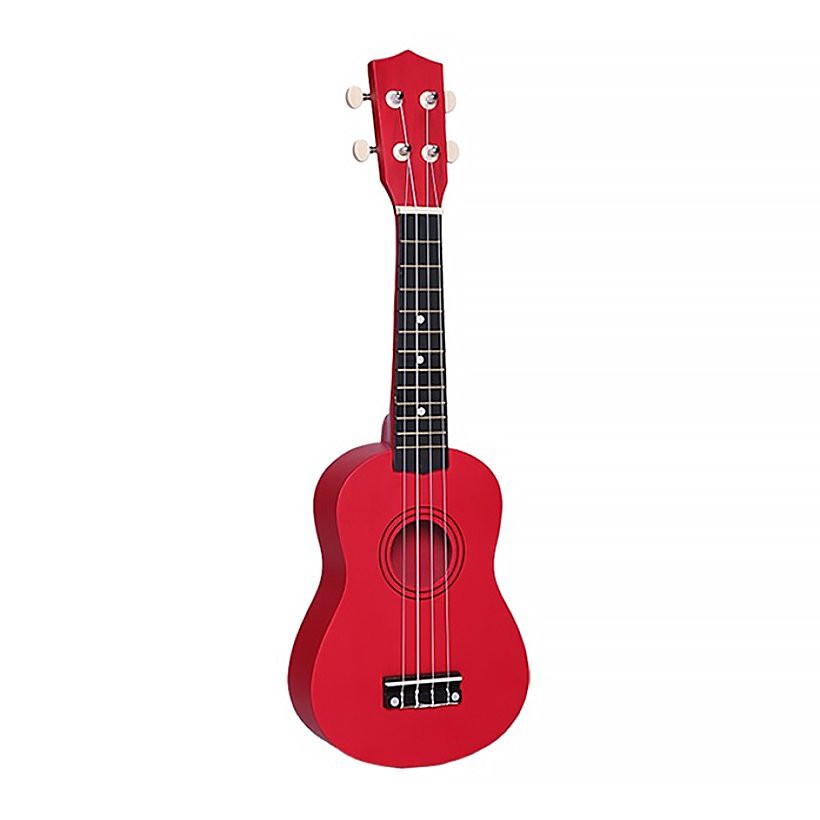 Đàn Ukulele soprano màu trơn PL 33A15-HĐ (Hồng Đậm) - HÀNG CÓ SẴN