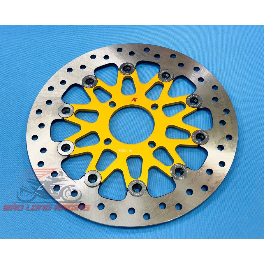 Đĩa Kingdrag 267 Lòng Vàng gắn xe máy