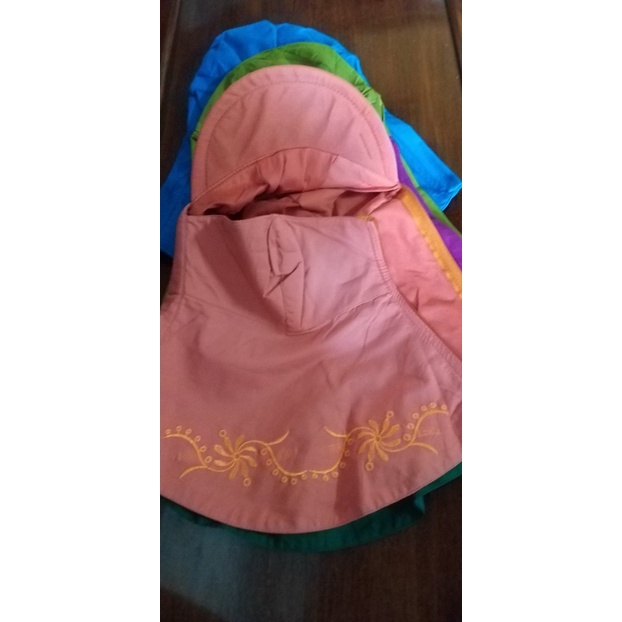 Khẩu trang nón bí, vải lanh, dây kéo