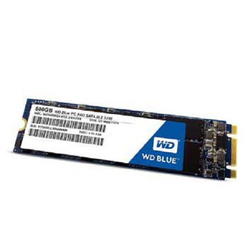 Ổ cứng SSD 500GB Western WDS500G2B0B M2-2280 (Blue)