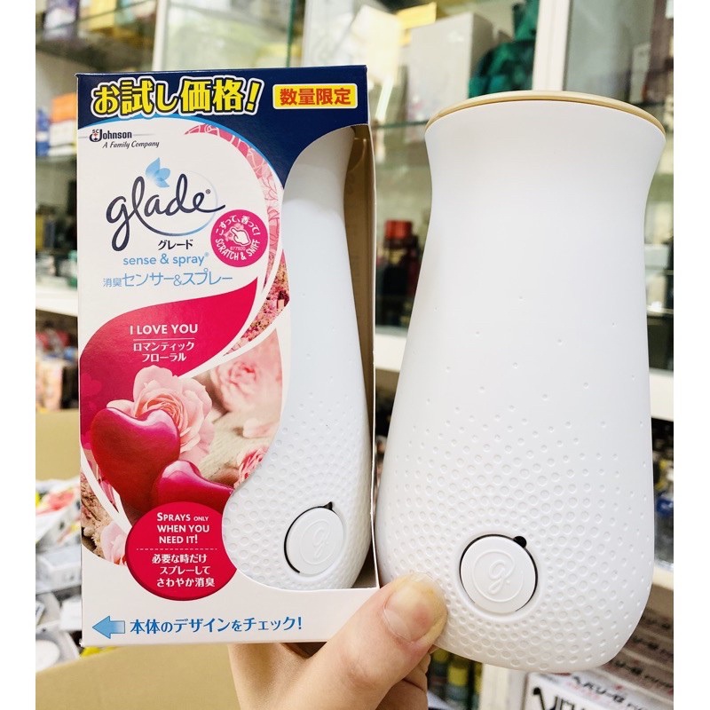 Máy xịt thơm phòng tự động GLADE Nhật Bản - cảm ứng tự động xịt thơm phòng