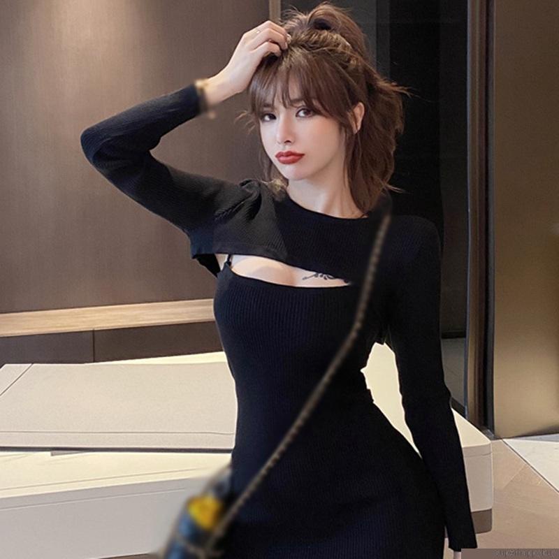 Đầm/ Áo dệt kim thời trang cơ bản cho nữ