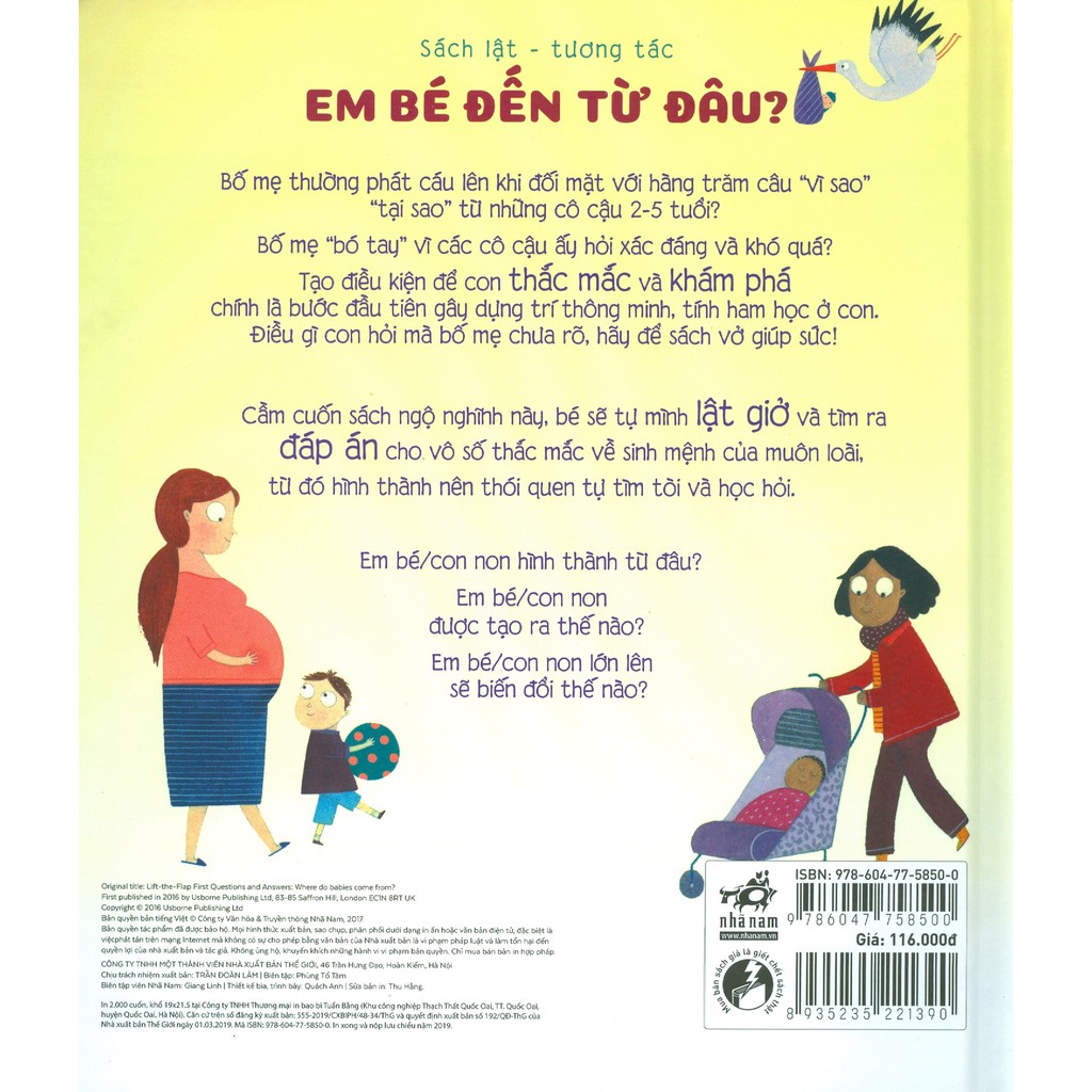 Sách - Sách Tương Tác, Lật Giở: Em Bé Đến Từ Đâu (Tái Bản) | BigBuy360 - bigbuy360.vn