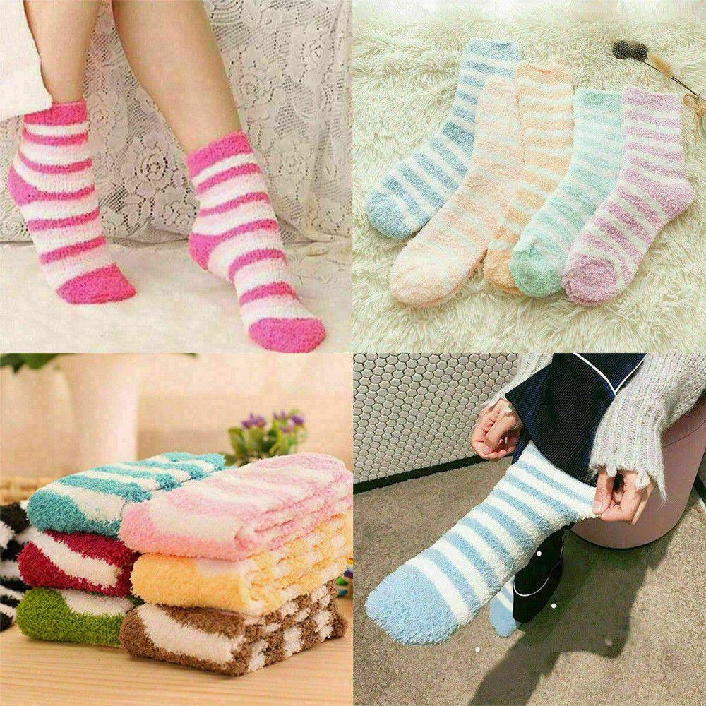 Vớ Nhung San Hô Dày Dặn Ấm Áp Thời Trang Mùa Đông