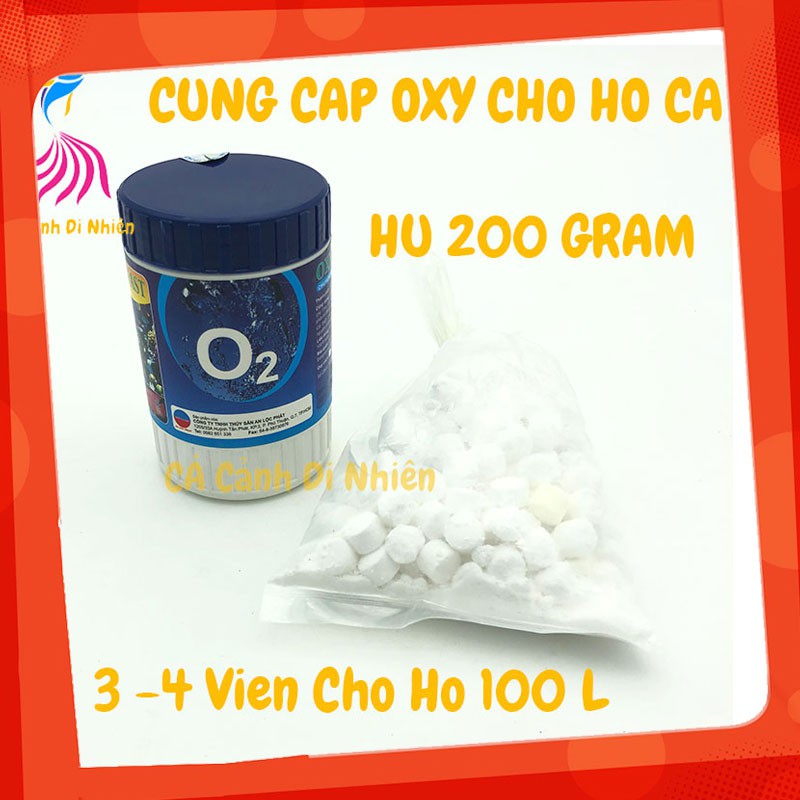 Hũ OXY FAST cung cấp oxy cấp tốc cho hồ cá, tôm, cua 200 Gram