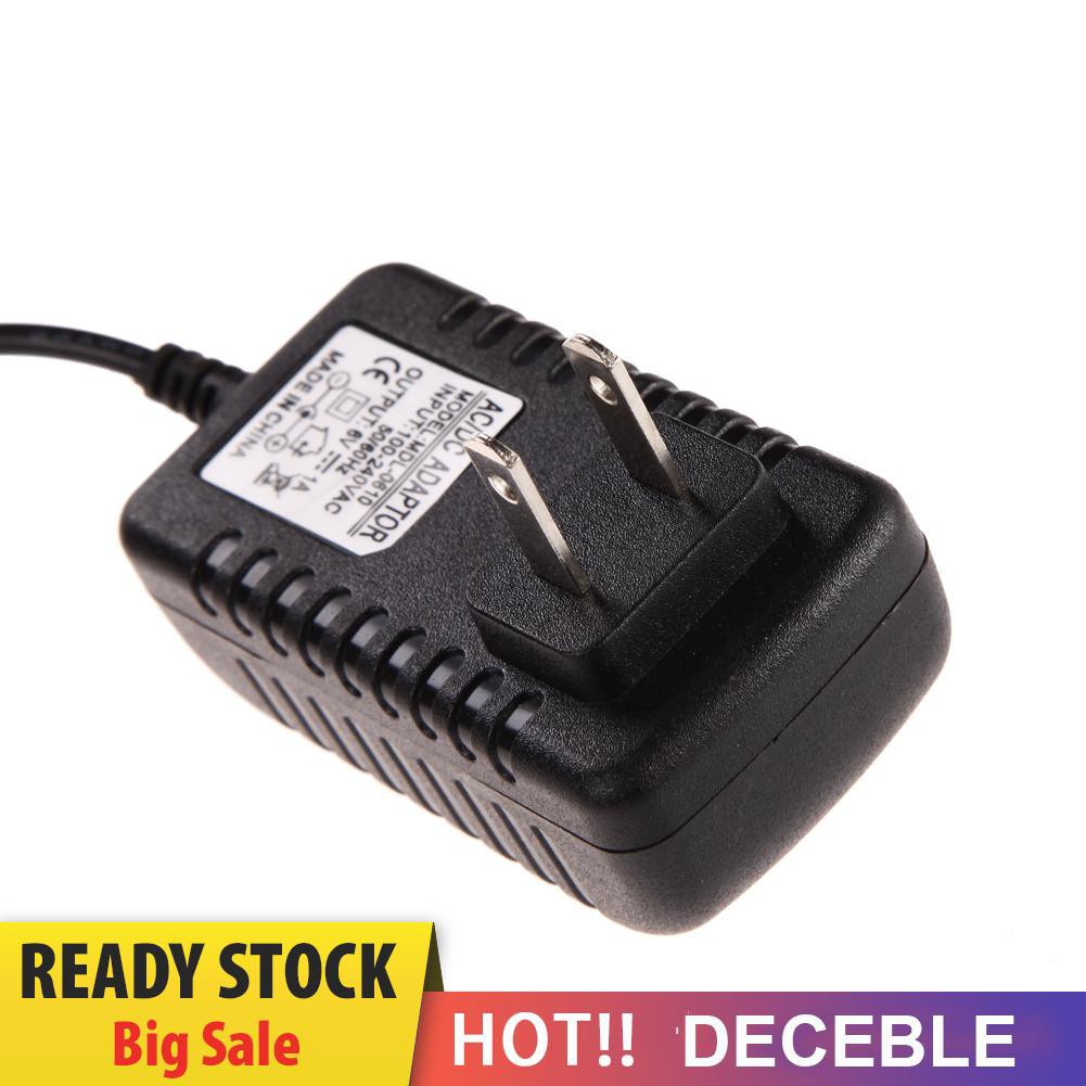 Deceble AC 100-240V Converter Adapter DC 5.5 x 2.5MM 6V 1A 1000mA Charger US Plug 