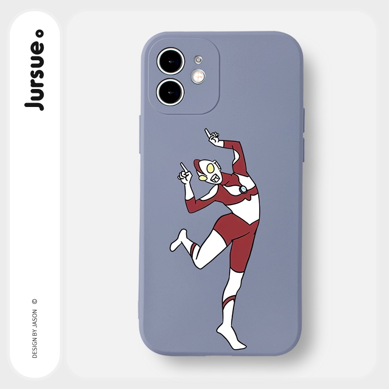 Ốp lưng JURSUE mềm hoạt hình cặp đôi dễ thương đẹp Cho iPhone 14 13 12 11 Pro Max SE 2020 X XR XS 8 7 ip 6S 6 Plus Y2292