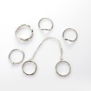 Set nhẫn bạc - R001
