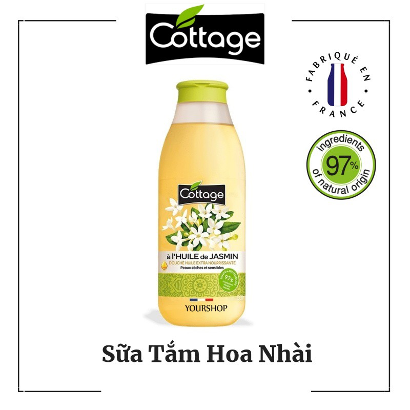 Sữa Tắm Cottage JASMINE 560ml - Hàng Pháp - Yourshop