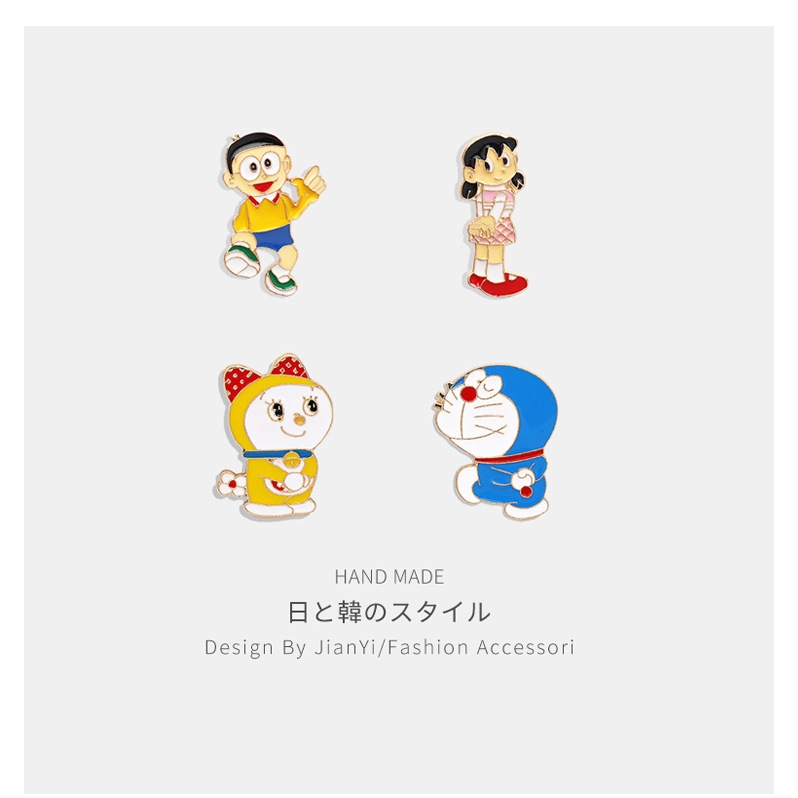 Doraemon Huy Hiệu Cài Áo Hình Doremon Đáng Yêu