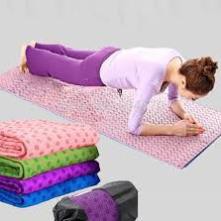 [RẺ VÔ ĐỊCH❤️] KHĂN TRẢI THẢM TẬP YOGA_THẢM TẬP GYM VỚI HẠT PVC CHỐNG TRƠN