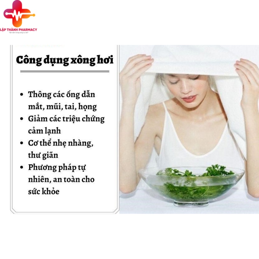 Viên xông tinh dầu phòng ngừa cảm cúm, sát trùng mũi họng OPC từ thảo dược vỉ 10 viên