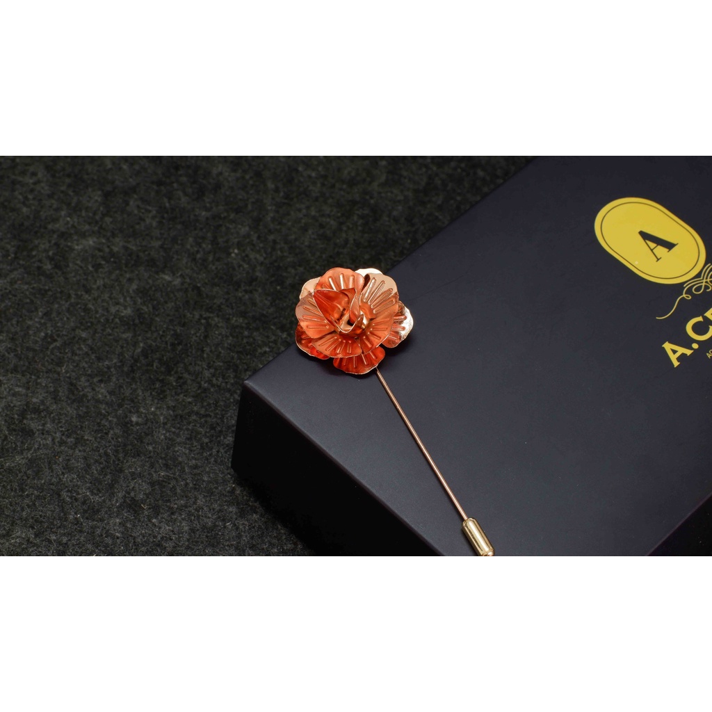 Cài áo hoa hồng - gold rose