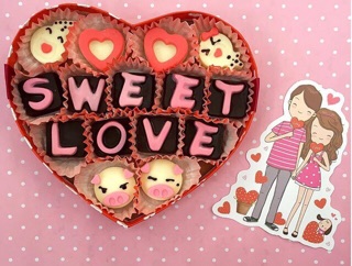 Socola Valentine 12-15 viên cực ngon