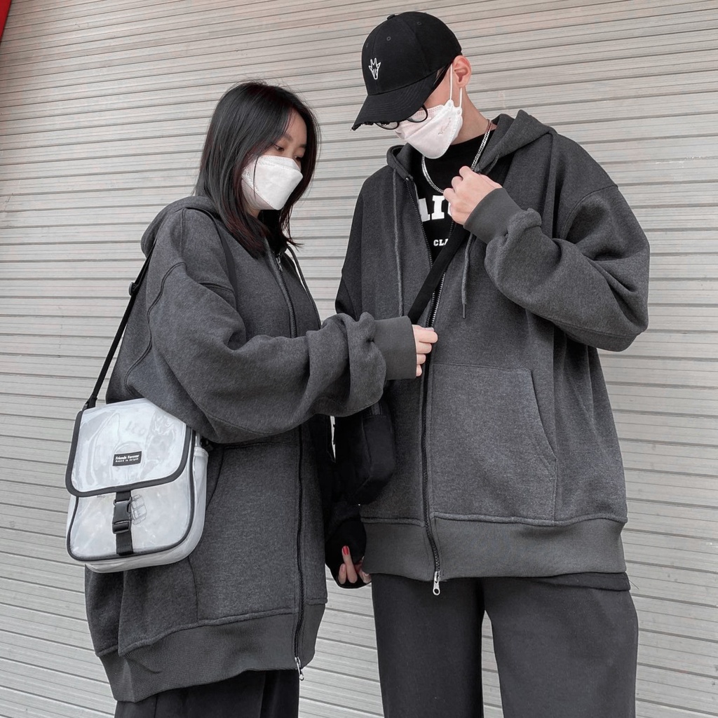 Áo Khoác OVERSIZE FRIENDSFOREVER ZIP HOODIE