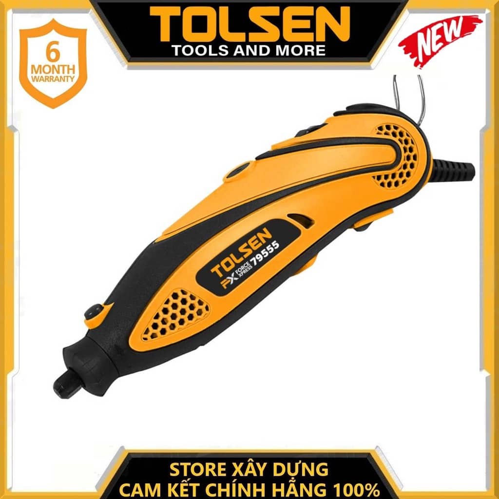 Bộ 108 chi tiết máy mài mini tolsen 130W