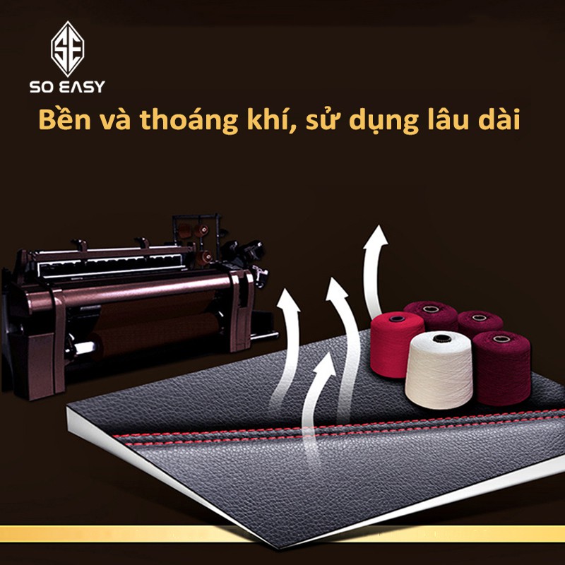 Trọn bộ bao da, bọc ghế xe hơi ô tô 4-5 chỗ thông dụng da PU cao cấp + kèm 2 gối tựa đầu và 2 gối tựa lưng_C029-BDG