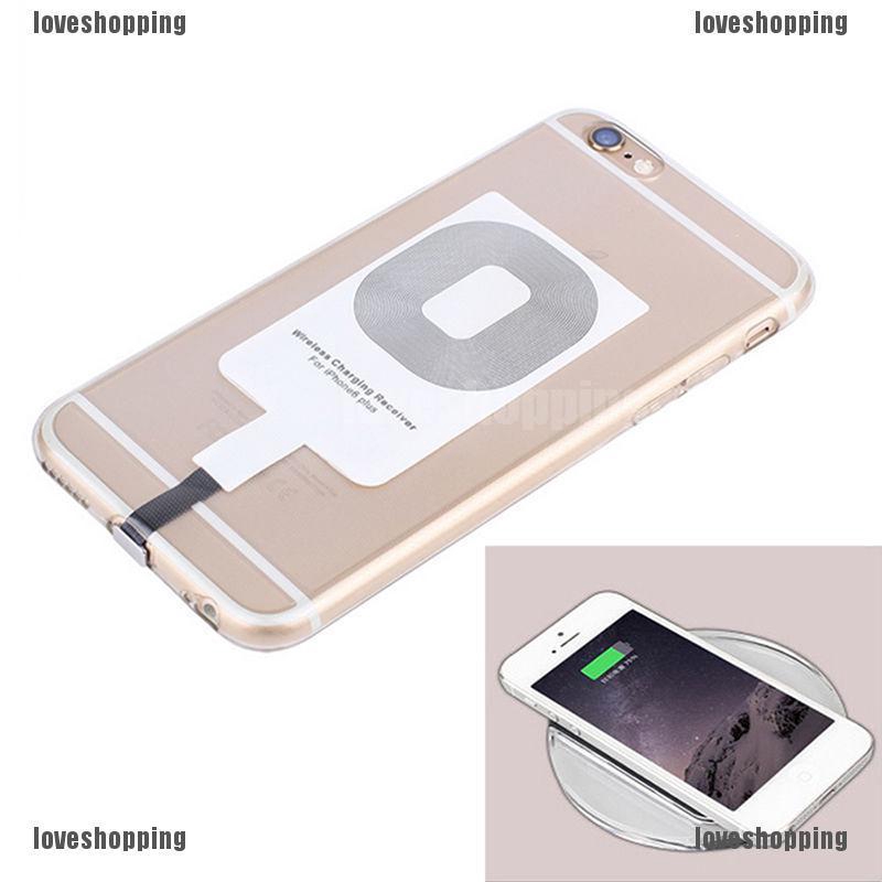 LOVE Qi Wireless Charger Adapter Charging Receiver For iPhone Samsung Andriod Type-C
