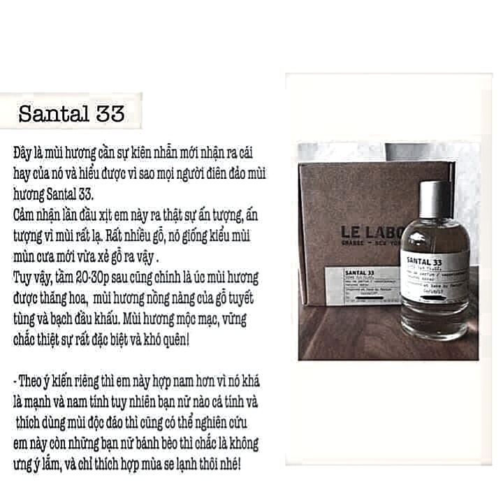 Nước Hoa Le"Labo Another 13. 31